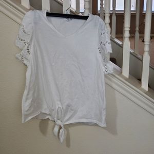 Girls white top